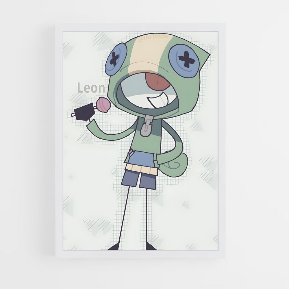 Poster Leon l'Aventurier – affiche Brawl Star (vue 3)
